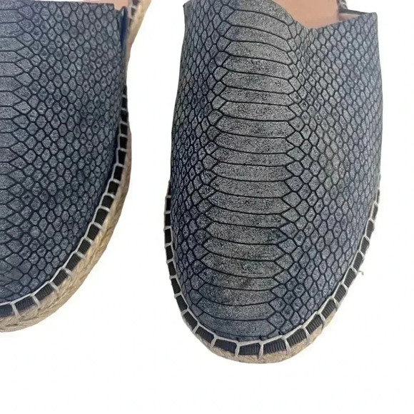 Kensie Hensley Snake Print Snakeskin Mules Slip Ons Flats Women's Size 10 - Picture 4 of 8